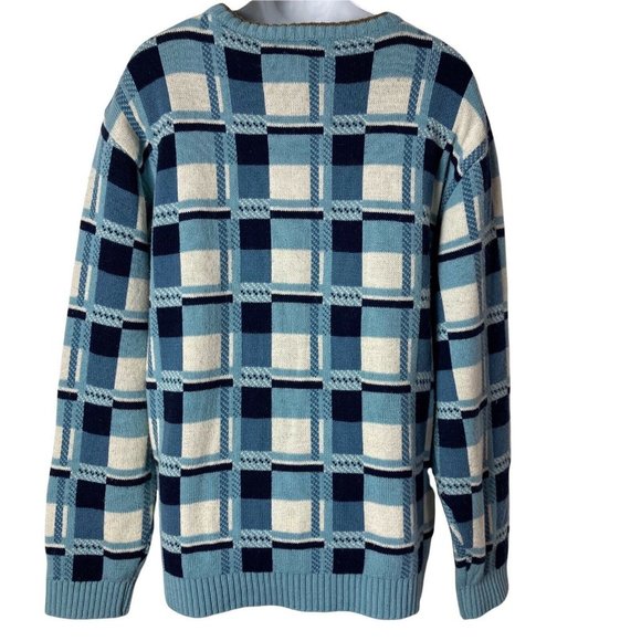 Vintage 90s Bugs Bunny Sweater XL Studio by Southpole Blue Oversize Looney Tunes - Picture 4 of 11